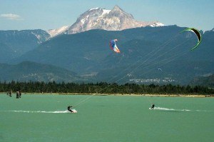 kite boarders Kite Boarders in Howe Sound