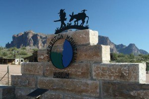 Superstition Mountain Museum Monument sign