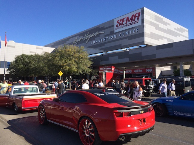 Outside SEMA 2013