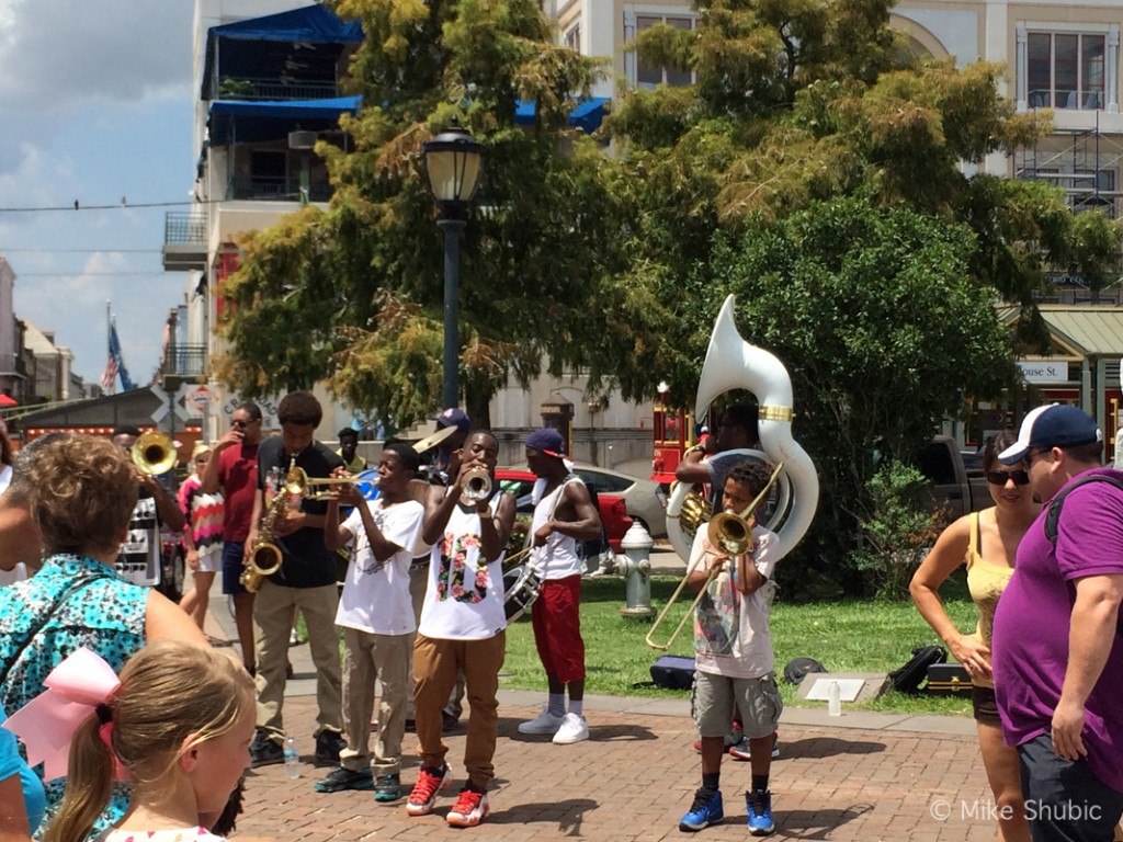 New Orleans jazz in the street New Orleans jazz in the street