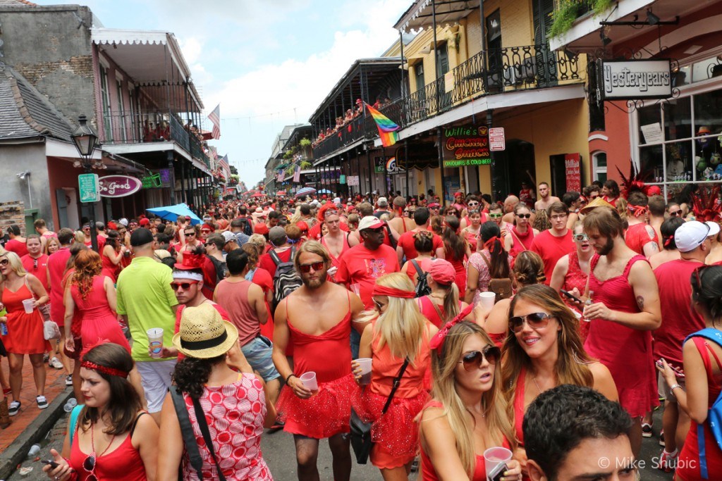 ... and visitors alike. The photo below shows the annual Red Dress Run ... and visitors alike. The photo below shows the annual Red Dress Run