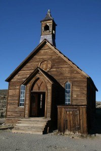 Old church at Bodie State Park